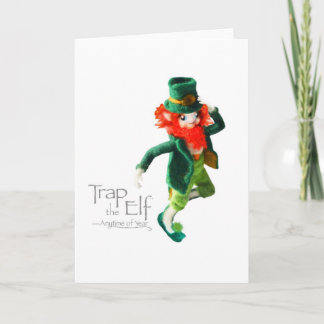 Cartes Pour Fêtes Annuelles Trap the Elf™ (alias Leprechaun) - Official Elf Tr