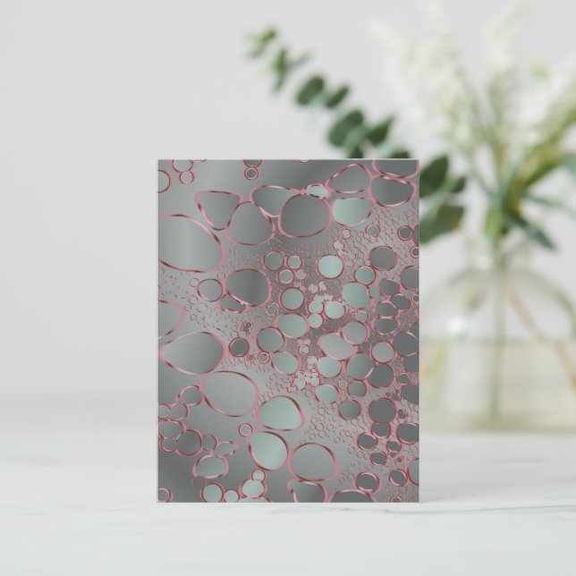 Cartes Pour Fêtes Annuelles Travail numérique Abstrait 3 (Debout devant)