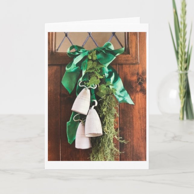 CARTES POUR FÊTES ANNUELLES **TRAVERSER LES MILES** À NOËL (Devant)