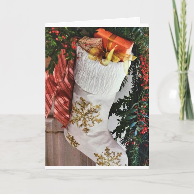 CARTES POUR FÊTES ANNUELLES **TRAVERSER LES MILES** À NOËL (Devant)