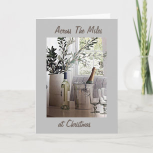 CARTES POUR FÊTES ANNUELLES **TRAVERSER LES MILES** À NOËL
