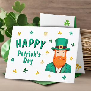 Cartes Pour Fêtes Annuelles Trèfle de lutin Shamrock Fête de la Saint-Patrick