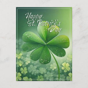 Cartes Pour Fêtes Annuelles Trèfles verts Joyeuse Saint-Patrick (7) c