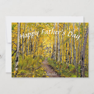 Cartes Pour Fêtes Annuelles Trembles d'automne