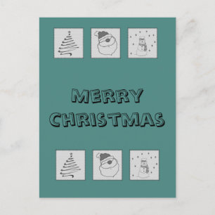Cartes Pour Fêtes Annuelles Trendy mignon et amusant Noël patchwork vacances