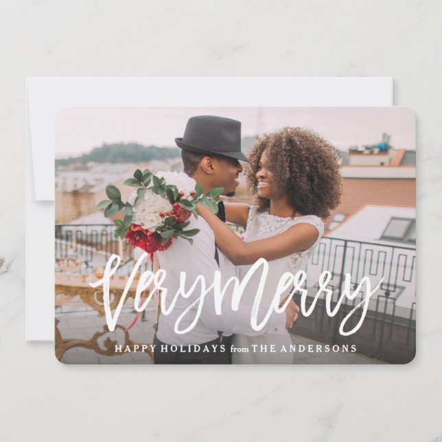 Cartes Pour Fêtes Annuelles Très joyeux (Devant)