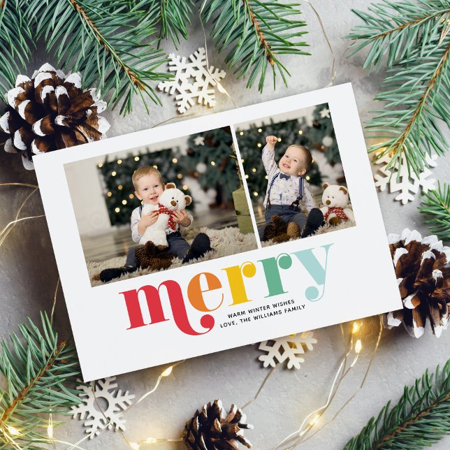 Cartes Pour Fêtes Annuelles Très Joyeux Noël 2 Photo (Créateur téléchargé)