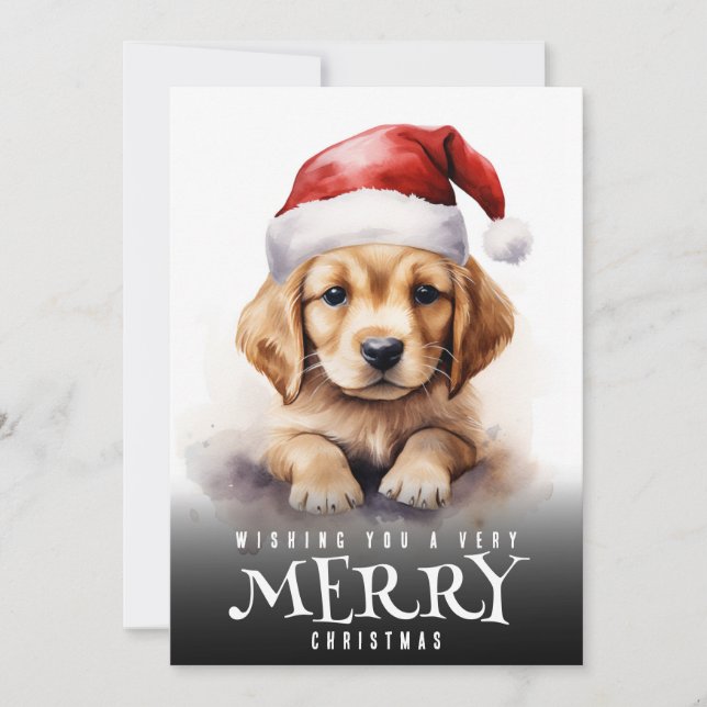 Cartes Pour Fêtes Annuelles Très Joyeux Noël Labrador Chien de Chien de Chien  (Devant)