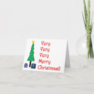 Cartes Pour Fêtes Annuelles Très Joyeux Noël, vide à l'intérieur
