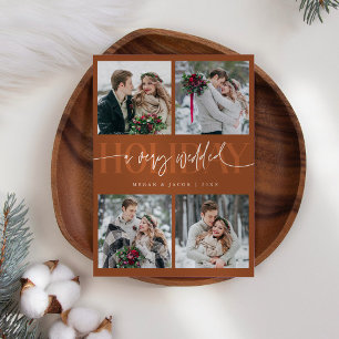 Cartes Pour Fêtes Annuelles Très Marié Vacances Nouvelle Photo Terracotta