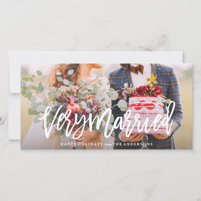 Cartes Pour Fêtes Annuelles Très Mariés (Devant)