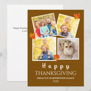 Cartes Pour Fêtes Annuelles Très reconnaissant Famille de remerciement d'aut