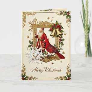 Cartes Pour Fêtes Annuelles Trésors de Noël victoriens Collage