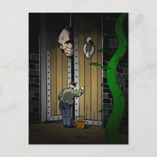 Cartes Pour Fêtes Annuelles Trick or Treating la nuit d'Halloween