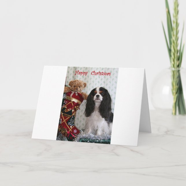 Cartes Pour Fêtes Annuelles Tricolor Christmas Cavalier (Devant)