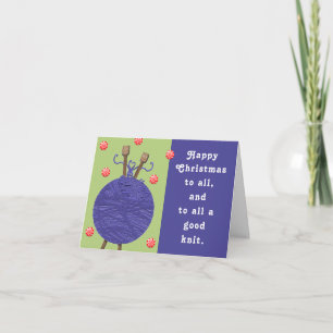 Cartes Pour Fêtes Annuelles Tricot Noël