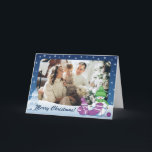 Cartes Pour Fêtes Annuelles Tricot Snowman Crafty Photo<br><div class="desc">Illustration vectorielle de deux adorables bonhomme de neige en caricature vêtu de casquettes et de foulards tricotés. Le grand bonhomme de neige rusé est tricot une écharpe surdimensionnée pour le petit. Le foulard est déjà enveloppé plusieurs fois autour du mignon petit bonhomme de neige.</div>