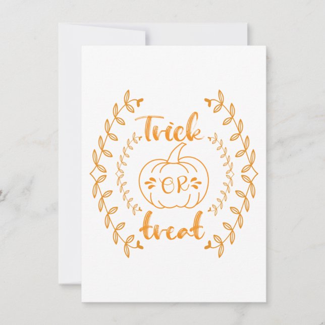 Cartes Pour Fêtes Annuelles Tricoter ou traiter dans un cadre plante (Devant)