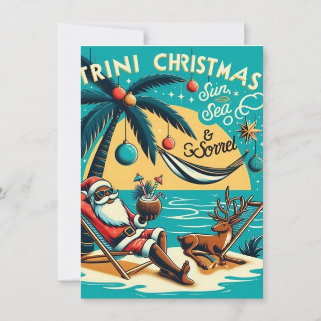 Cartes Pour Fêtes Annuelles Trini Noël 2 (Devant)