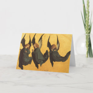 Cartes Pour Fêtes Annuelles Trio des anges de la Renaissance par Maître du Hou