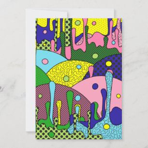 Cartes Pour Fêtes Annuelles Trippy Drippy
