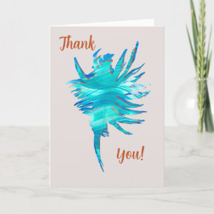 Cartes Pour Fêtes Annuelles Trois coquillages de conques multicolores