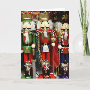 Cartes Pour Fêtes Annuelles Trois craquelins sages - Soldats de NoëlNutcracker