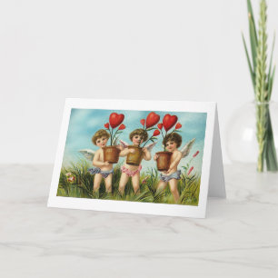 Cartes Pour Fêtes Annuelles Trois Cupidons (2)