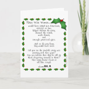 Cartes Pour Fêtes Annuelles Trois femmes sages