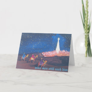 Cartes Pour Fêtes Annuelles Trois hommes sages