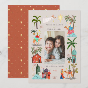 Cartes Pour Fêtes Annuelles Trois hommes sages Trois rois Noël