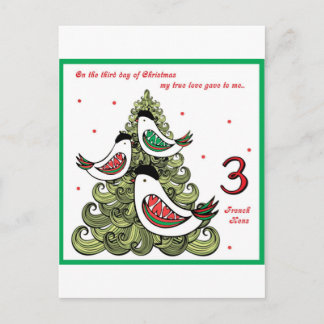 Cartes Pour Fêtes Annuelles Troisième jour de Noël