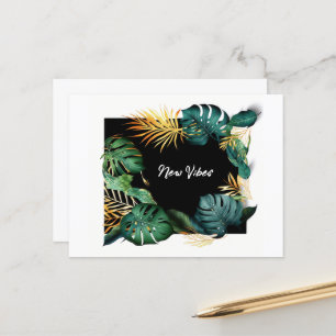 Cartes Pour Fêtes Annuelles Tropical Move New Address Card