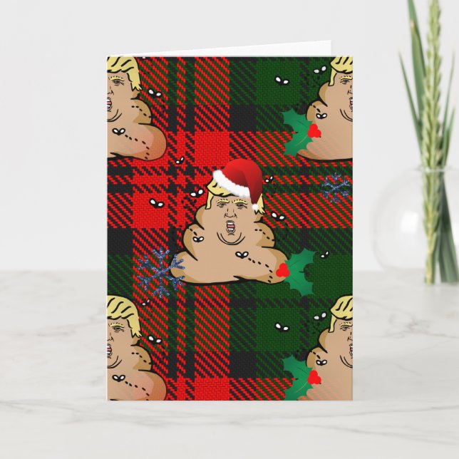 Cartes Pour Fêtes Annuelles trump à la décharge de noël (Devant)