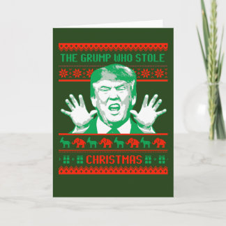 Cartes Pour Fêtes Annuelles Trump Christmas - The Grump qui a volé Noël —