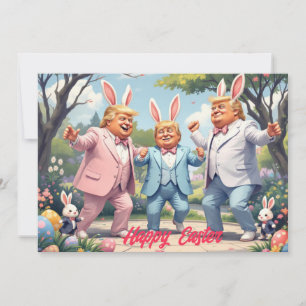 Cartes Pour Fêtes Annuelles Trump danse à Pâques