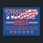 Cartes Pour Fêtes Annuelles Trump fait revenir l'Amérique<br><div class="desc">Trump 2024 : Reprendre l'Amérique</div>