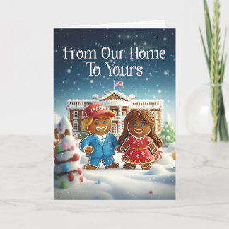 Cartes Pour Fêtes Annuelles Trump Funny Christmas Card | America 250