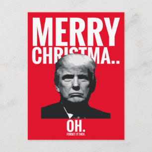 Cartes Pour Fêtes Annuelles Trump Merry Christmas... Oh