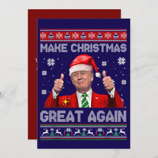 Cartes Pour Fêtes Annuelles Trump rend Noël super à nouveau