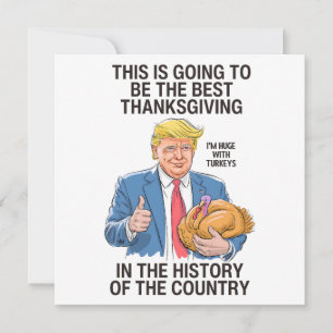 Cartes Pour Fêtes Annuelles Trump Thanksgiving