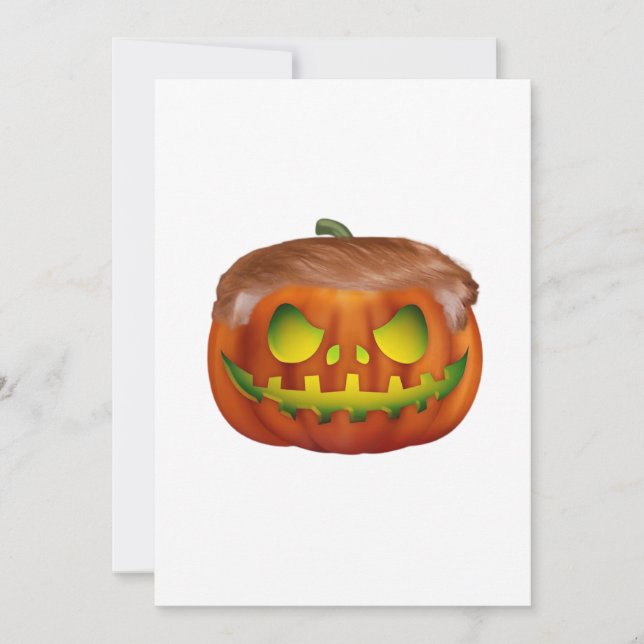 Cartes Pour Fêtes Annuelles Trumpkin - Rendre Halloween plus grand (Devant)