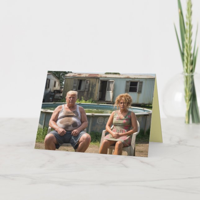 Cartes Pour Fêtes Annuelles Trumps at Home Greeting Card 2 (Devant)