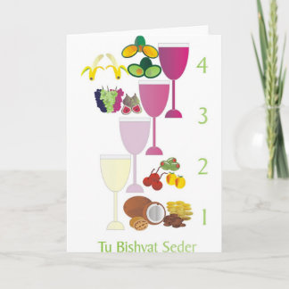 Cartes Pour Fêtes Annuelles Tu Bishvat Seder