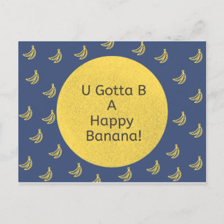 Cartes Pour Fêtes Annuelles Tu dois être une bonne banane ! (Arrière - plan de