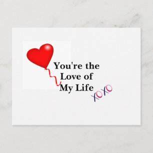 Cartes Pour Fêtes Annuelles Tu es l'amour de ma vie