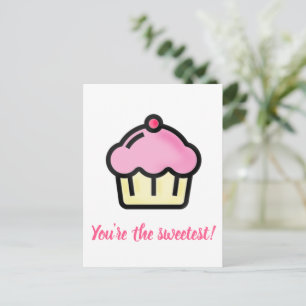Cartes Pour Fêtes Annuelles Tu es le plus mignon ! Cupcake Saint-Valentin