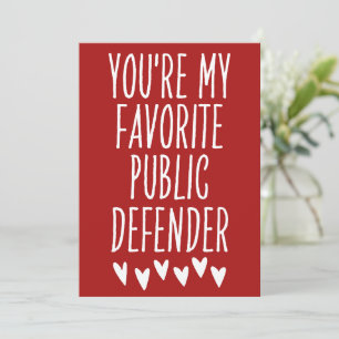 Cartes Pour Fêtes Annuelles Tu es mon Saint-Valentin préféré d'avocat de la dé