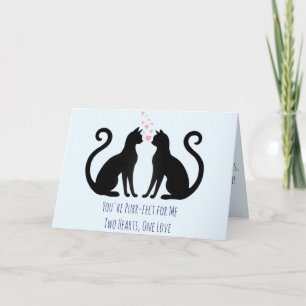 Cartes Pour Fêtes Annuelles Tu es Purr-fect pour moi