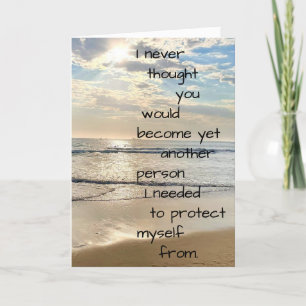 Cartes Pour Fêtes Annuelles Tu M'as blessé